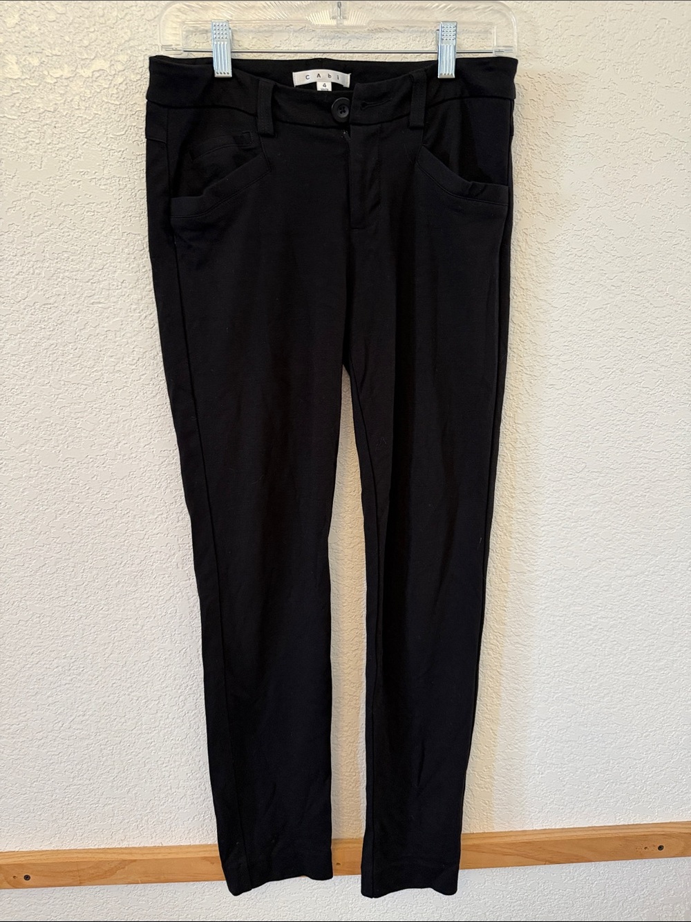 CAbi Women’s Black Slim Chinos